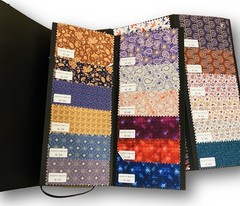 Assertive Threads Shirt Contrasts Fabric Swatch Sample Book Tailor Design Fabric