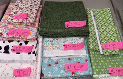 Lot of Cotton Fabric 38 Pcs by WOF of 44″ 12+ Yards 50%+ Lori Holt Farm Girl
