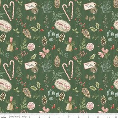 Holiday Spirit ~ 5″ x 5″ Cotton Squares $3.99 Ships ANY Amount Of Fabric