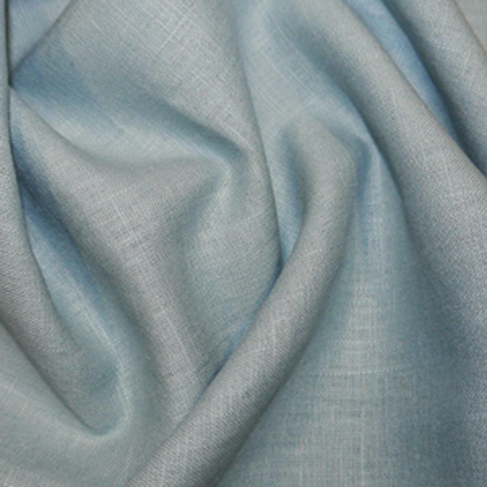 Washed Linen Canvas Fabric Material – AQUA