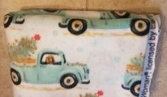 The Pioneer Woman Charlie Truck Fleece Fabric 2 yards for Blanket Throw NEW