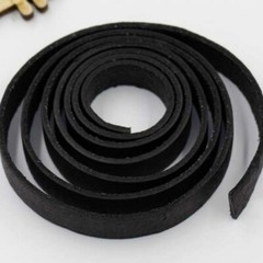 8/10/12mm Real Genuine Leather Cord Strap Rope String Fabric Material DIY