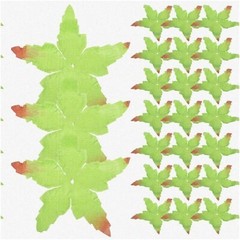 Artificial Flower Sepal Kit 100 Pieces Fabric Green