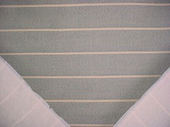 1-1/2 Jim Thompson 3563 Sienna Baltic Linen Stripe Drapery Upholstery Fabric