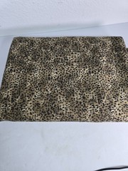 Leopard Animal Print Sweater Knit Fabric 60″ Wide 2 Yards Brown Black Soft
