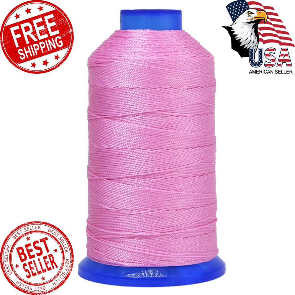 Selric [600Yards / 26 Colors Available] Tex 270 Bonded Nylon Thread for Leath…