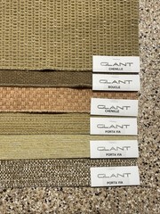 Glant Fabric lot of 42 Large Squares Scrapbooking Crafts 12 X 12