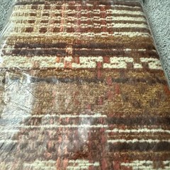 Vintage Mayo upholstery fabric – NOS – New – 1/4 yard – brown – orange – NEW