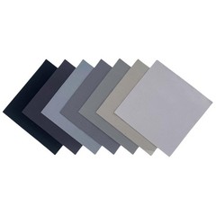 Gray Solid Cotton Fabric Charm Pack 5″ X 5″ Precut Quilt Squares, 42 Pcs (7 Shad