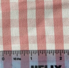 IKEA 5 Yards 60” Berta Ruta Pink Mauve White Check Home Decor Decorator Fabric