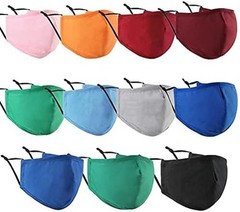Precut Cotton Fabric Squares 50 Pcs 10 Inch Multi Color for Quilting Projects