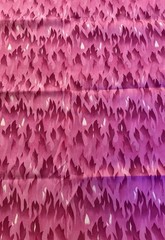 Springs Industries Fabric #5810 Pink & White Flames 44 x 58”