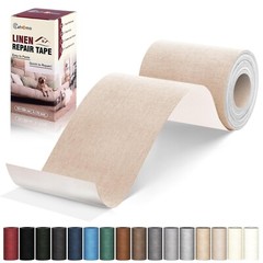 Linen Repair Tape 4×79 inch, Self Adhesive Linen Fabric Patches-16 colors