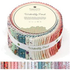 Waterlily Pond Quilting Fabric Strips Bundle