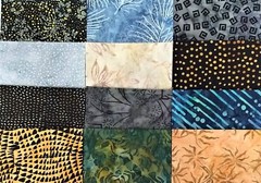 48 PCS BATIK ~ 5″X5″ PRE-CUT QUILT SQUARES CHARM PACK ~ FREE SHIPPING