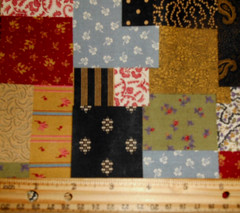 3 1/2 YARDS lot! patchwork print quality COTTON blend quilt,craft & sew!