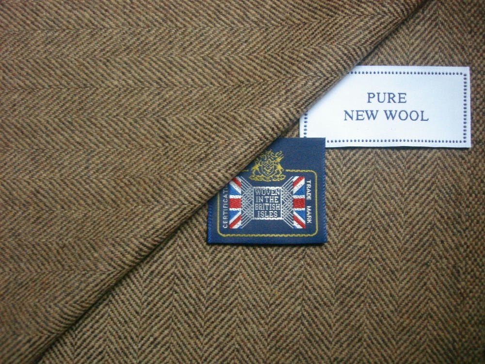 KITON WOOL JACKETING FABRIC “Vintage” MADE IN SCOTLAND FOR kiton – 2.0 m