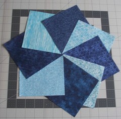 64 Blue Calico Fabric 5″ Quilting Squares 100% Cotton Charm pack bundle B