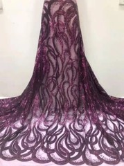 Shiny Sequin Fabric Geometric Pattern Artificial Lace Fabric Dress Wide 125cm