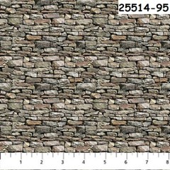 Little Rascals Raccoon cotton quilt fabric Northcott Stonehenge Bark 25515-93