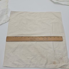 Vintage Linen Scrap Lot For Quilting & Crafting Florals Emroidery Lace Lot X 14