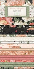Peach Whispers By Wilmington Prints – 40 Karat Crystals – Jelly Roll