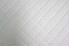 Single Diamond Quilted Vinyl Grain Faux Leather Upholstery Fabric Stitched 55″