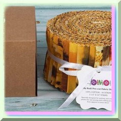 40-Piece Cotton Quilting Fabric Strips
