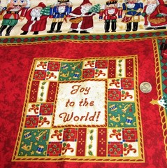 Vintage NORTHCOTT Nutcracker Suite #707 Marlene Moore Fabric 1yd X 44″ Festive!