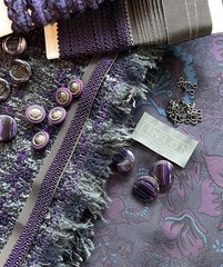 Linton Tweeds French Jacket Kit Wool Boucle Silk Twill Trims Buttons Label