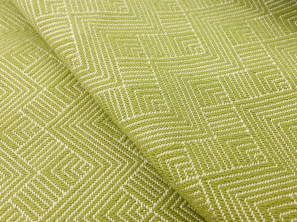 Thibaut Geometric Chevron Herringbone Uphol Fabric- Maddox / Leaf 6 yds W73330