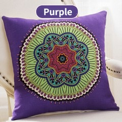2 PCS Boho Ethnic Throw Pillow Case Linen Cushion Cover Sofa Bed Home Decor