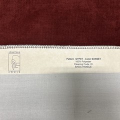 Jonathan Louis Upholstery Fabric – Pattern Gypsy- 6 piece Sample Lot #1