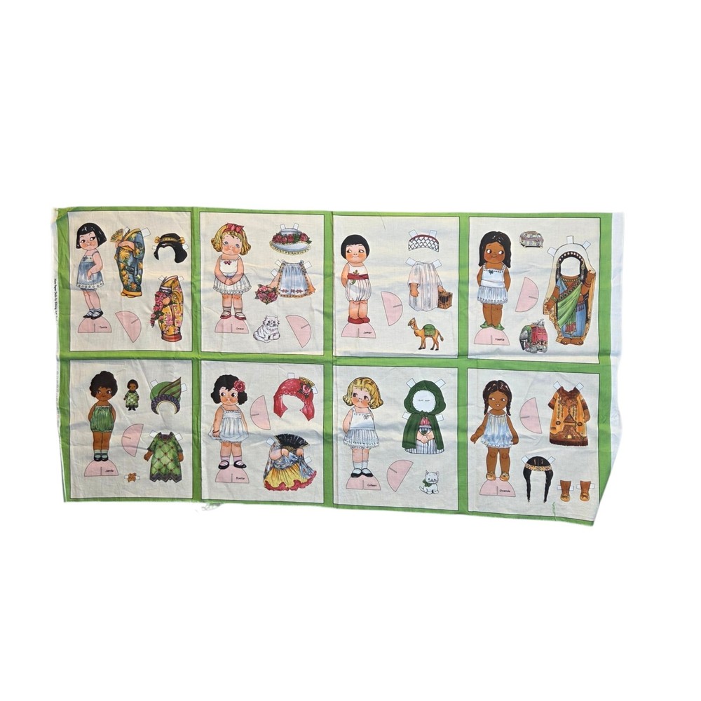 Paper Dolls 8 Characters By Sibling Arts Studio For Newcastle Fabric
