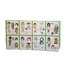 Paper Dolls 8 Characters By Sibling Arts Studio For Newcastle Fabric