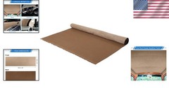 Versatile 20″ x 60″ Brown Suede Fabric for Cars, Trucks & RVs Interior Repairs
