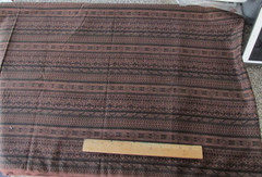 3 yard 20″ x 44″ Quilt Fabric Jeweled Essentials Brown flowers Avlyn Studios