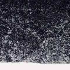 Lucci YarnsNew Faux Fur Designer 34”L X 50”W Unit of 1 Luxury True Solid Black