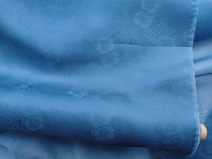 55”Wide By Yard Stiff Shaped Silk Voile Gauze Jacquard Pure Silk Organza Fabric