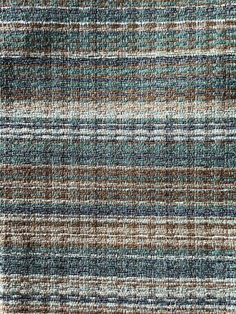 Groundworks Peano Curve Lagoon 24″x24″ Designer Fabric Remnant