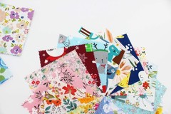 42Pcs 4″ X 4″ (10Cm X 10Cm) Cotton Fabric Squares for Quilting,Pre-Cut Quilt Cha