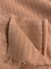 3 Yards Linen ? Fabric Cotton 44” X 112” Quilt Crafts Quilting Peach Coral