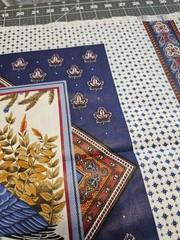 VIP CRANSTON GAME BIRD GEESE PILLOW PANEL FABRIC CABIN COUNTY DECOR BLUE 17X22