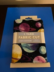 NEW FABRIC EDITIONS 1 YARD COTTON PLANETS PRECUT SEWING & CRAFT FABRIC 36X42″