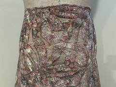 ROSE PINK MULTICOLOR Sequins Lace Fabric 50” Width 1 Yard