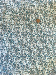 Windham Fabrics Botanical Pop Teal White Dot 100% Cotton Fabric 1 Yard