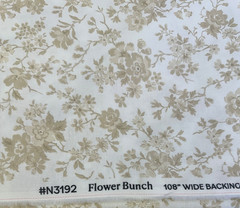 FLOWER BUNCH 108 X 78 BACKING FABRIC BY CONNECTING THREADS
