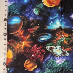 Robert Kaufman Stargazers Solar System Fabric One yard planets stars