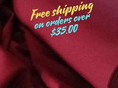 Tropical gabardine in 3 shades of Orange or any other color in my store