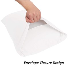 Stretch Pillowcases – Micro Jersey Knit & Ultra Soft, Standard Size – Set of …